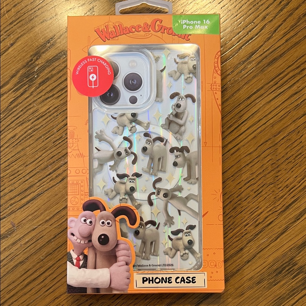Wallace & Gromit iPhone 16 Pro Max Phone Case NIB